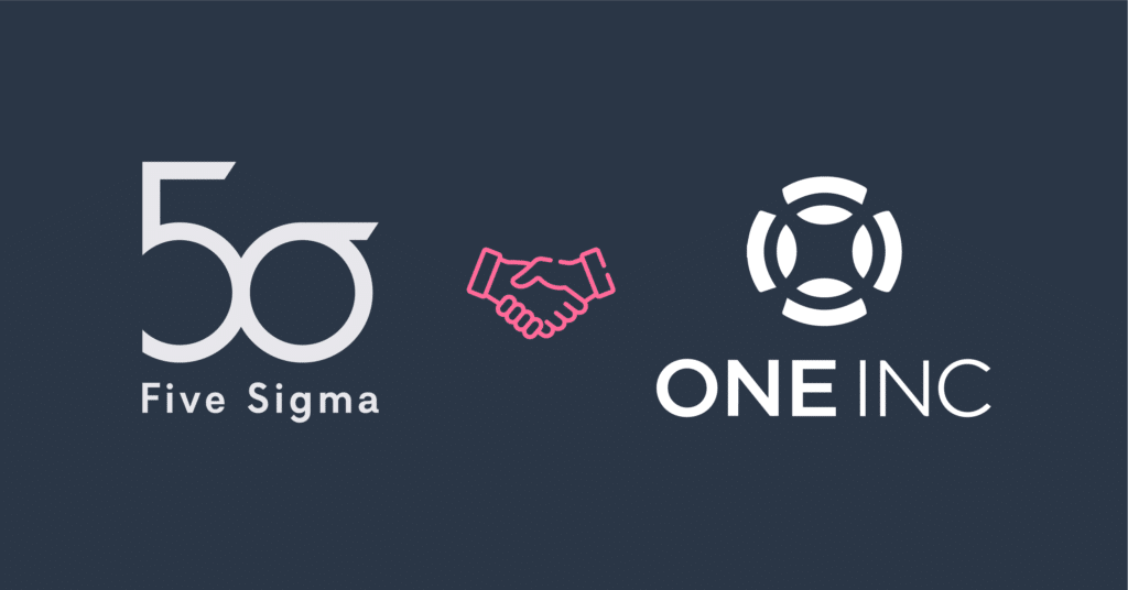 One Inc partnership banner graphic