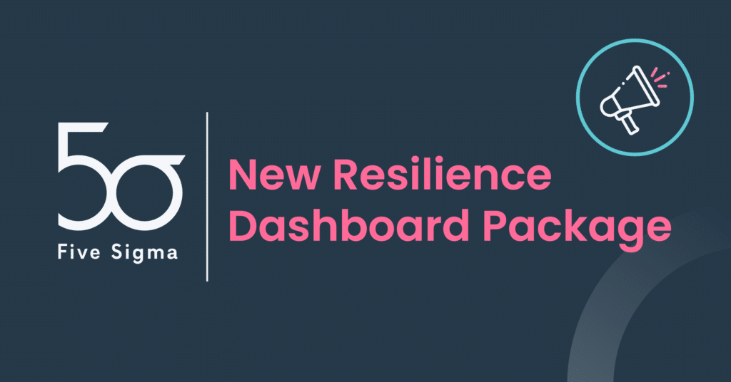 Resilience dashboards package announcement graphic