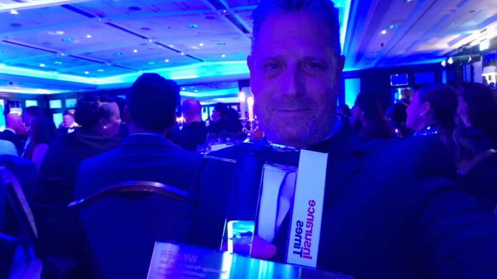 Gil Nechushtai, CPO, at the Tech & Innovation Insurance Times awards