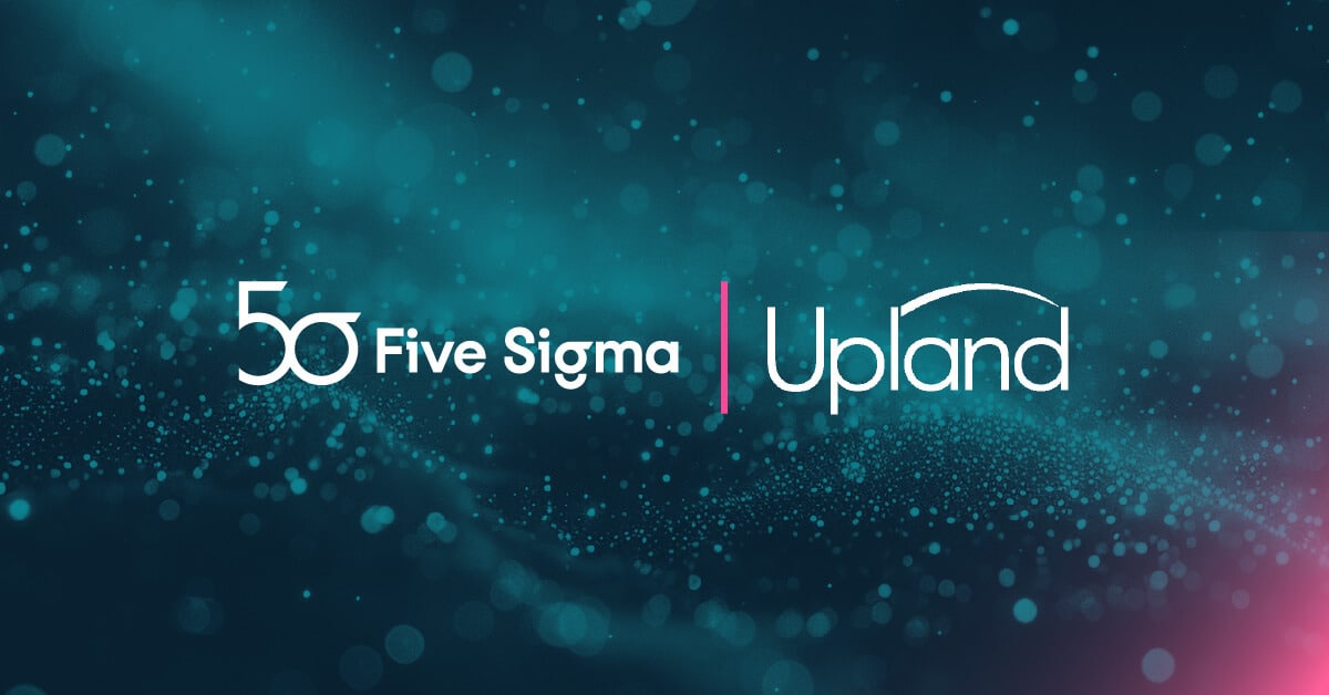 PR Banner Five Sigma and Upland Capital Group logos