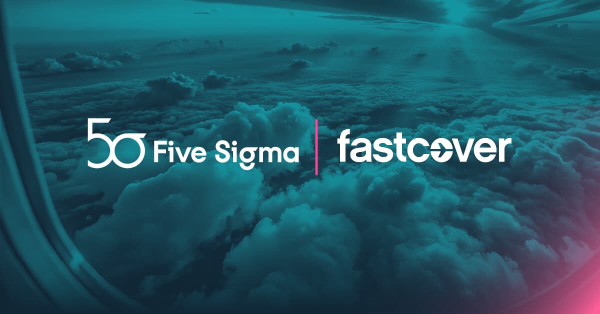 PR Banner Five Sigma and Fastcover logos