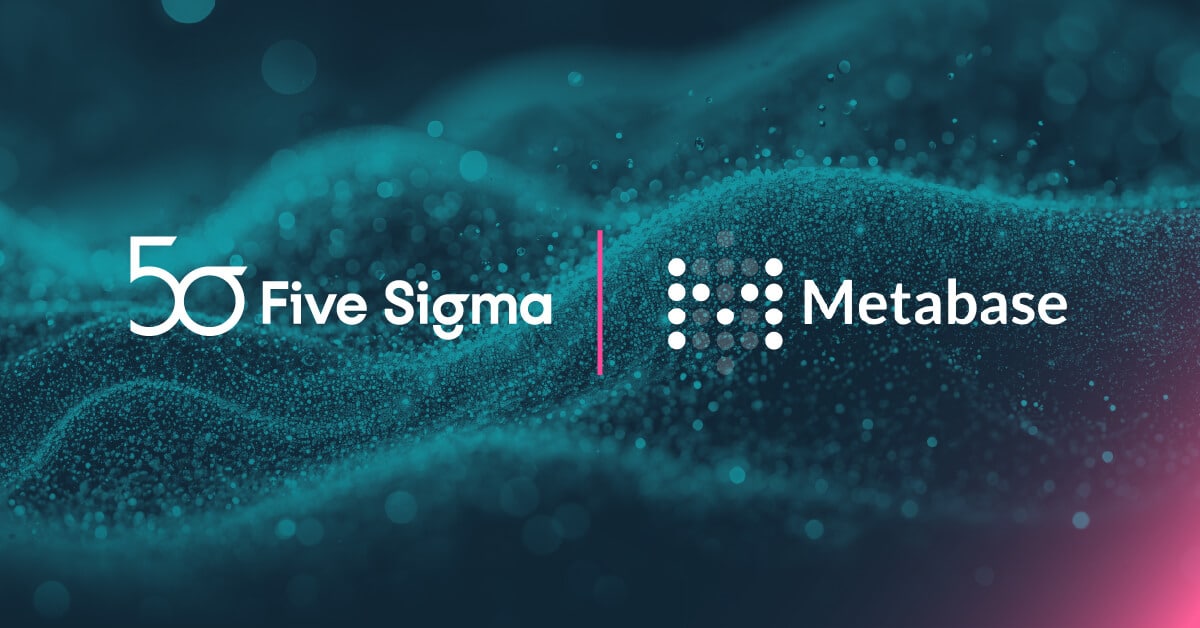 PR Five Sigma and Metabase logos